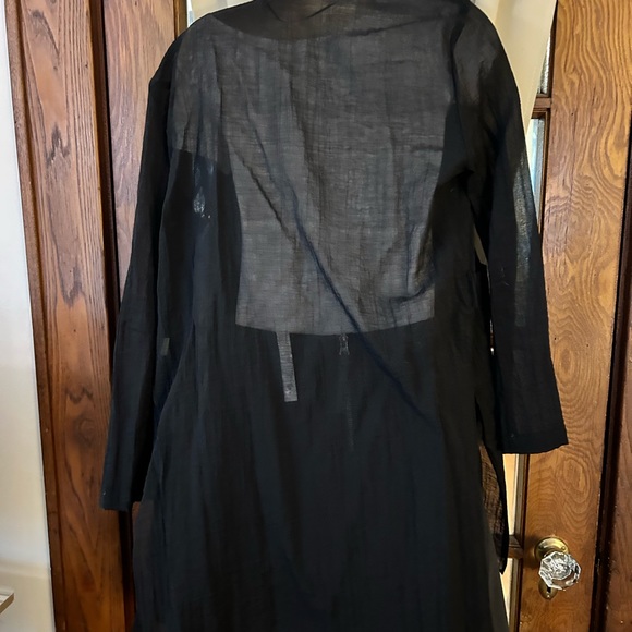 Zara sheer black long jacket never worn - Picture 3 of 3